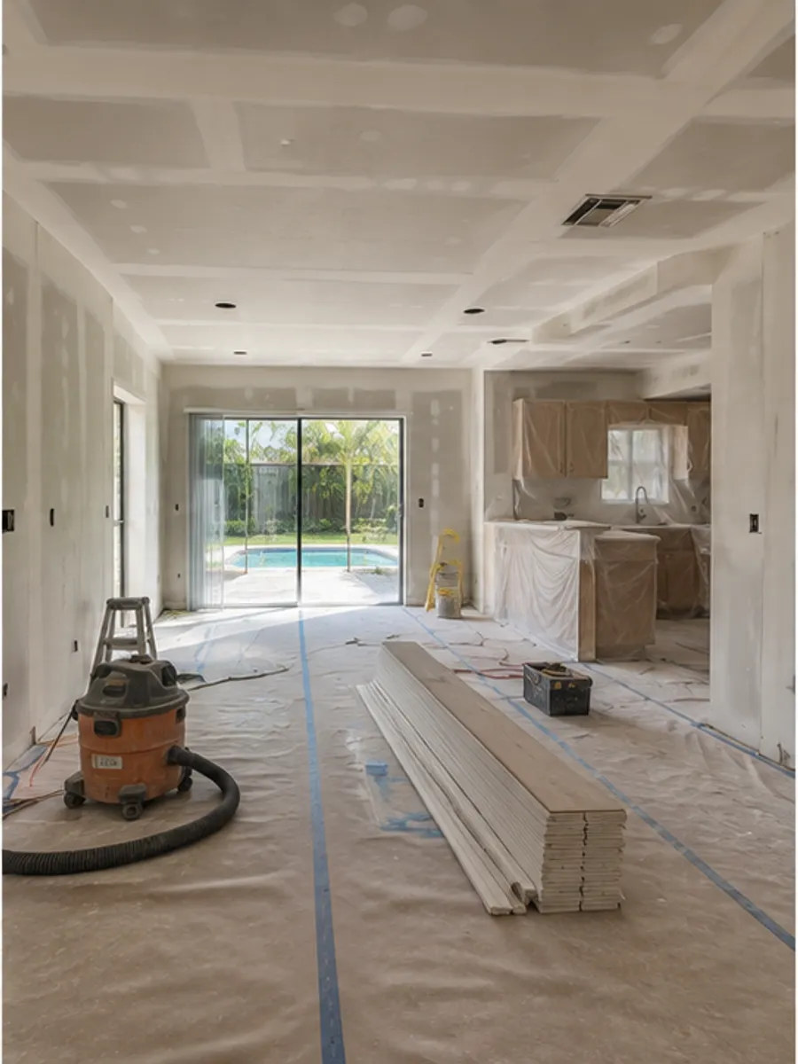 DURING — demo renovation visual